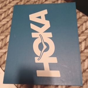 Hoka W Clifton 9 Wide size 8 women's light blue & white shoes